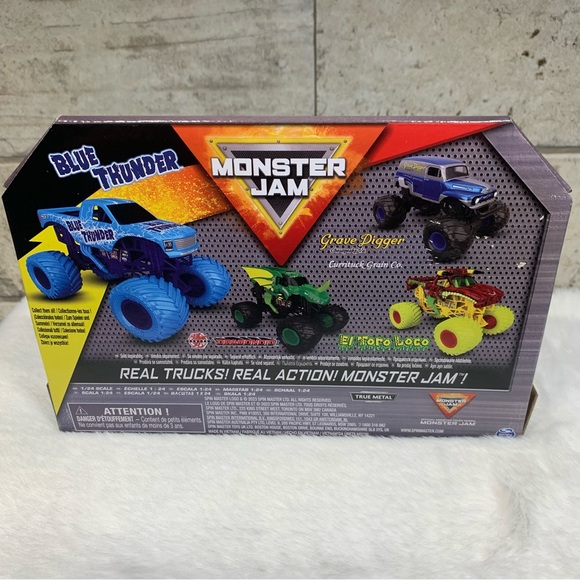2024 MONSTER JAM SERIES MONSTER TRUCK -BLUE THUNDER 1:24 - Picture 4 of 7